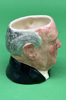 Winston Churchill character jug small - Lancaster and Sandland circa 1940