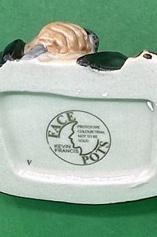 Rod Stewart face pot prototype 2 - Kevin Francis circa 2022