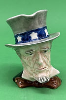 Uncle Sam character jug medium dollar handle - Grimwades circa 1940