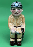 Coal Miner toby jug - Artone Pottery circa 1980