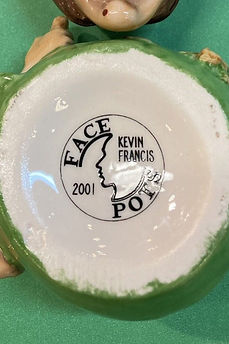 Beth face pot - Kevin Francis circa 2001
