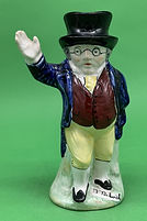 Mr. Pickwick toby jug dark blue - William Kent circa 1920