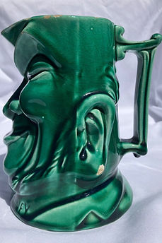 Peter Gerney character jug green - Devonmoor circa 1920