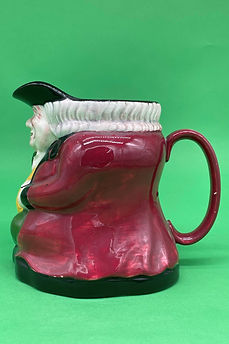 Squat Toby jug large red - Langdale Pottery circa 1955