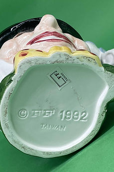 Mad Hatter character jug - Fitz and Floyd 1992