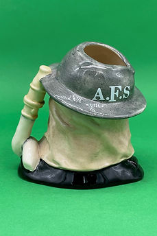 Auxiliary Fireman character jug - Royal Doulton 1991