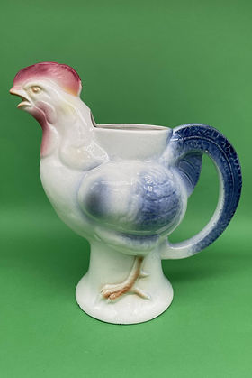 Rooster toby jug - Sarreguemines circa 1910