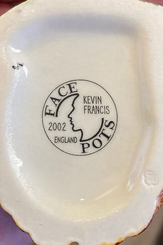 Tom The Tawny Owl face pot - Kevin Francis circa 2002