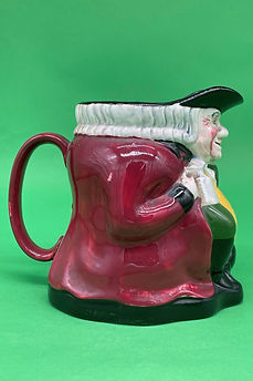 Squat Toby jug large red - Langdale Pottery circa 1955