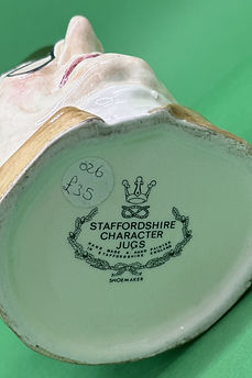 Shoemaker character jug - Crown Winsor circa 1985