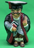 Schoolmaster toby jug large - Roy Kirkham 1980-1983
