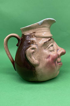 Jolly Fellow character jug medium - Sarreguemines circa 1905