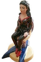 Counselor Troi toby jug - Kevin Francis Ceramics circa 1995