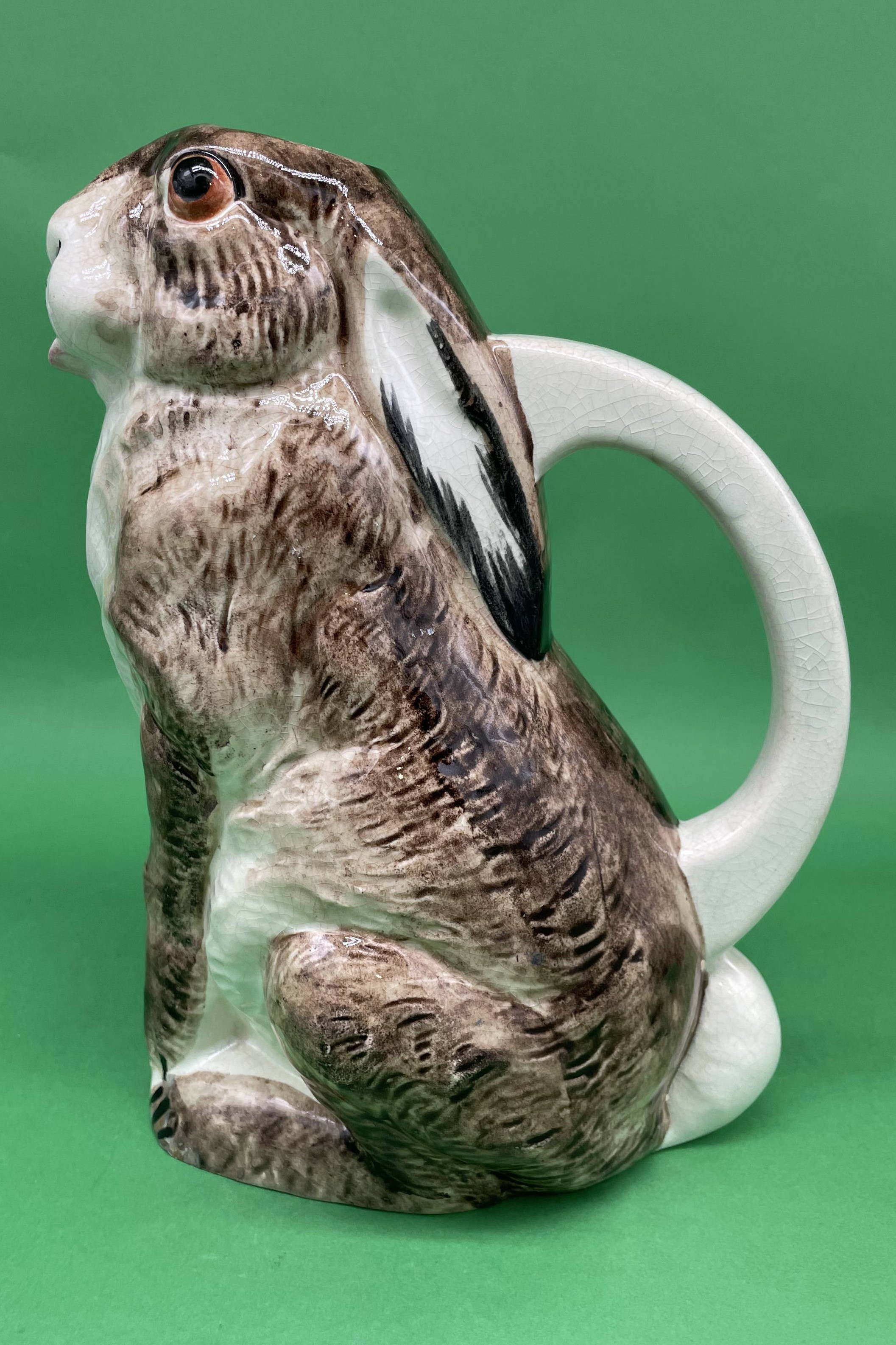 Rabbit toby jug - Sarreguemines circa 1905