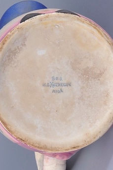 Dutch Girl toby jug white - Kuznetsov Factory circa 1920