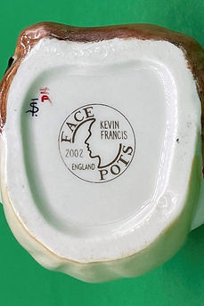 Tatanka Lyotake face pot - Kevin Francis circa 2002