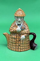 Sherlock Holmes teapot - Artone Pottery circa 1980