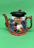Squat Toby teapot large purple - Shorter & Son circa 1945