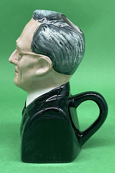 Franklin Roosevelt character jug - Bairstow Manor Pottery circa 2010