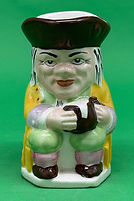 Ordinary Toby jug medium yellow - Keele Street Pottery circa 1950
