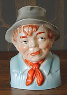Peter Davy character jug - Czechoslovakia circa 1940