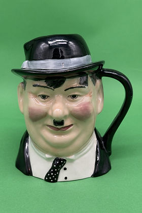 Oliver Hardy toby jug - Tony Wood Studio circa 1990