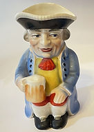 Ordinary Toby jug blue - Czechoslovakia circa 1935