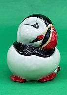 Sue and Joey Puffin face pot - Kevin Francis circa 2004