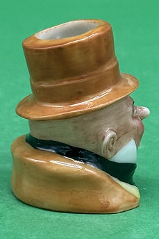 Micawber character jug - Franklin Porcelain 1982