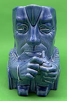 Stanley Baldwin toby jug blue - Ashtead 1926
