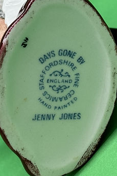 Jenny Jones character jug - Staffordshire Fine Ceramics circa 1975