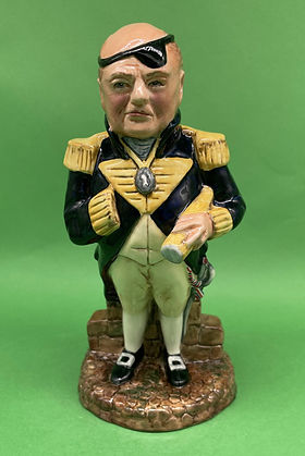 Winston Churchill First Sea Lord toby jug - Bairstow Manor Pottery circa 2020
