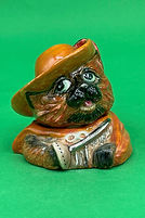 Puss in Boots face pot - Kevin Francis circa 2007