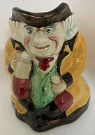 Squat Toby jug large yellow - Langdale Pottery circa 1955