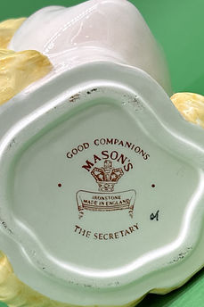 The Secretary character jug - Mason's circa 1975