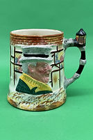 Pickwick Papers relief jug - Lancaster and Sandland circa 1950