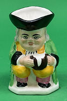 Ordinary Toby jug small green - Keele Street Pottery circa 1950