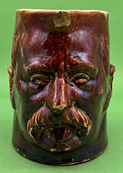 Lord Kitchener character jug - Bendigo Pottery circa 1920