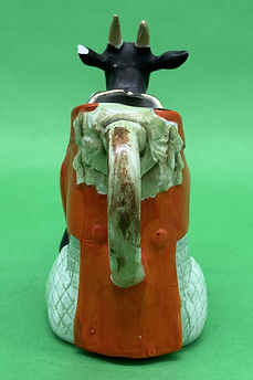 Goat Sitting Down toby jug medium red - Schafer & Vater circa 1925