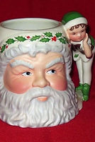 Santa's Holiday Toy Shop character jug - Lenox China circa 2000