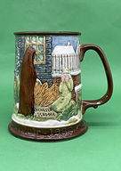 Scrooge is Shown His Own Grave pitcher - Beswick 1980