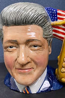 Bill Clinton character jug prototype - Pascoe & Company 2012
