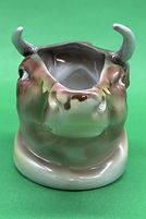 Bull character jug creamer brown - Royal Bayreuth circa 1920