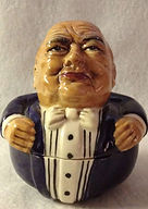 Churchill face pot prototype - Kevin Francis 2000