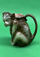 Monkey toby jug creamer brown - Royal Bayreuth circa 1920