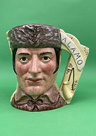 Davy Crockett/Antonio Lopez de Santa Anna character jug - Royal Doulton 1985