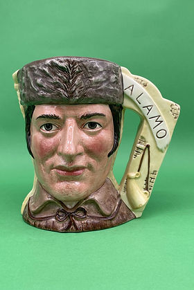 Davy Crockett/Antonio Lopez de Santa Anna character jug - Royal Doulton 1985
