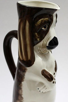 Basset Hound toby jug - Mottahedeh circa 1960