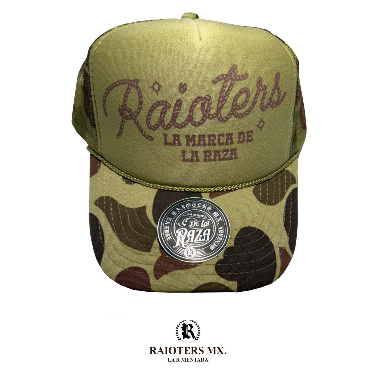 Camo Trucker copa alta