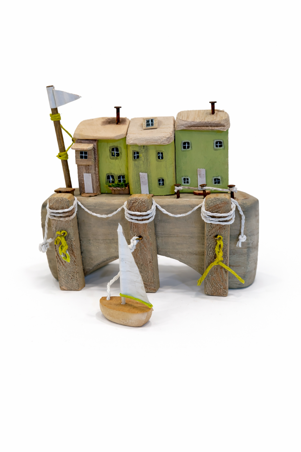 3 little Green Cottages